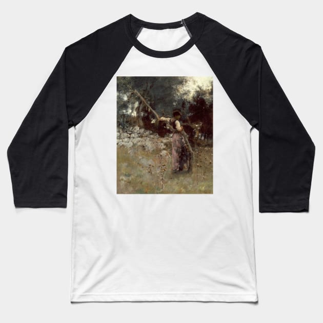 A Capriote by John Singer Sargent Baseball T-Shirt by Classic Art Stall